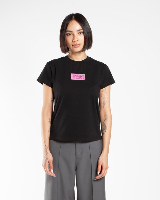 MM6 Maison Margiela T Shirt Black Pink