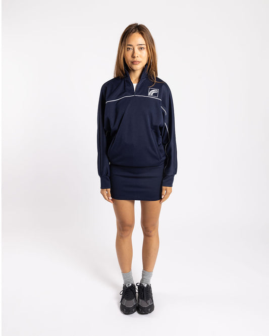 MM6 Maison Margiela Zipped Mini Dress Navy