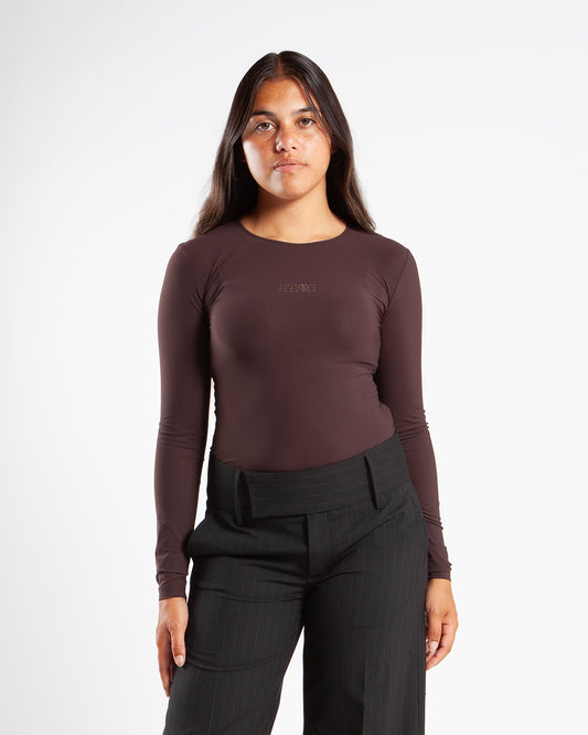 MM6 by Maison Margiela Bodysuit Brown