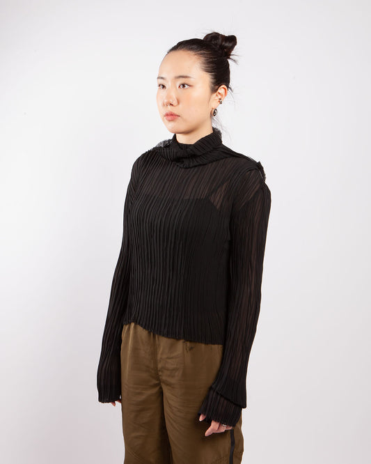 MM6 by Maison Margiela Long-sleeved Top Black