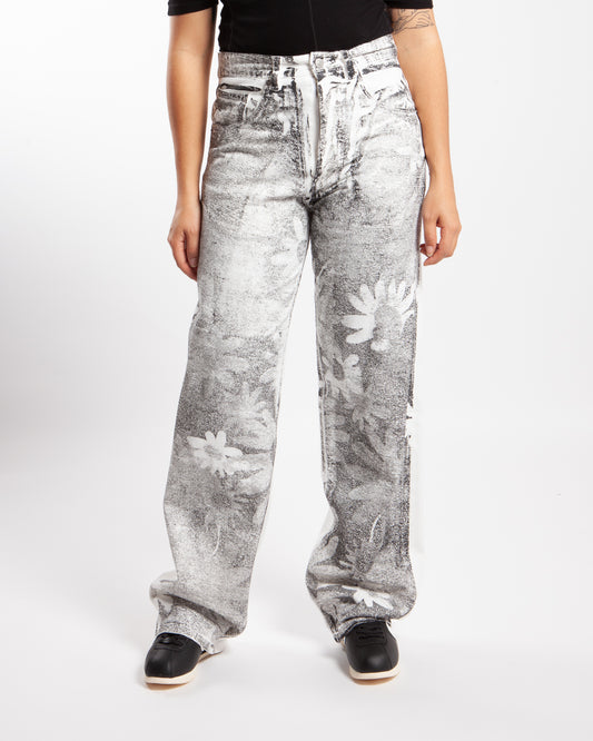 MM6 by Maison Margiela Print Tapered Jeans