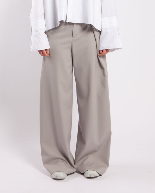 MM6 by Maison Margiela Tailoring Wool Trousers Taupe