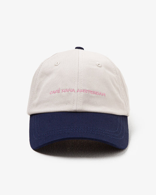 Maha Amsterdam Cafe Cap Ecru Navy