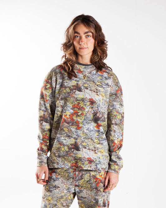 Metalwood Studio Mini Logo Longsleeve Thermal Real Moss Camo