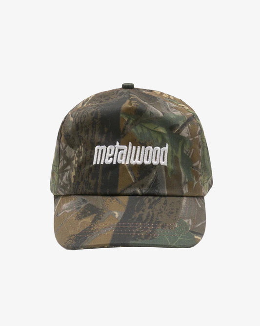 Metalwood Metal Logo 5-Panel Hat Real Leaf Camo