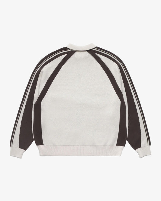 Metalwood Studio Knit Football Top Cream