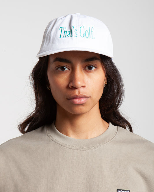 Metalwood Studio That's Golf Dad Hat White