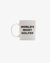Metalwood Studio World's Most Golfer Mug