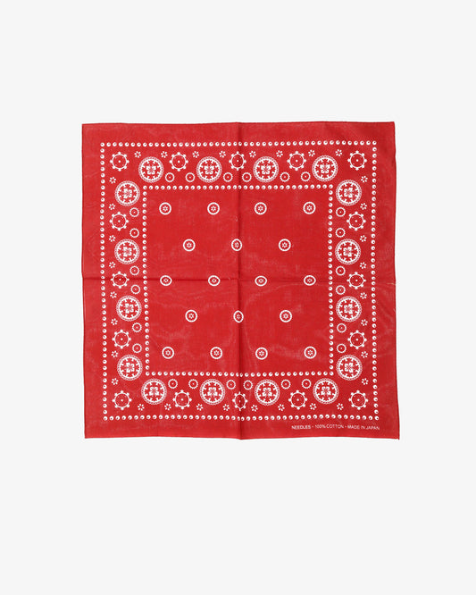 Needles Bandana - Square Red