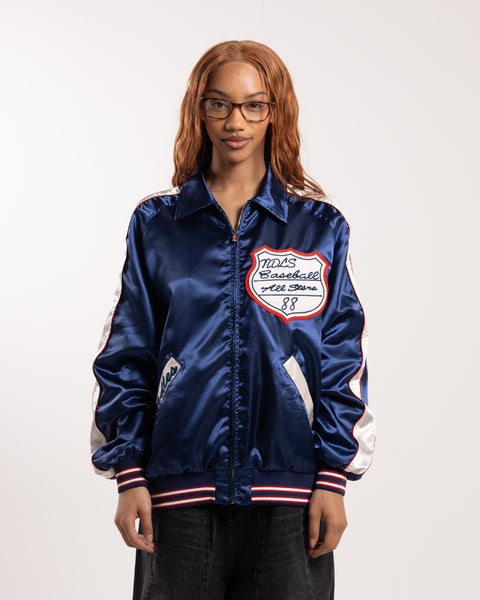 Needles Stadium Jacket - Poly Sateen Navy