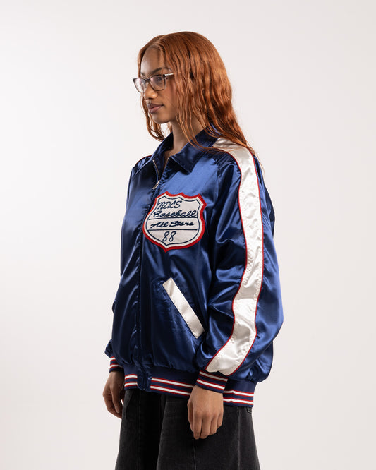 Needles Stadium Jacket - Poly Sateen Navy