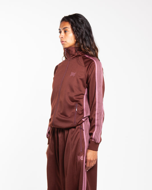 Needles Track Jacket - Poly Smooth Brown
