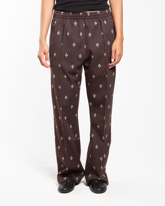 Needles Track Pant - Poly Jacquard Blackjack