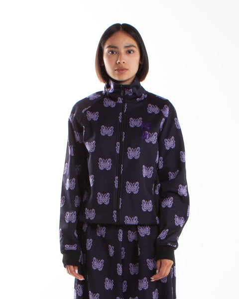Needles x Kae Tanaka Track Jacket - Poly Jacquard Black