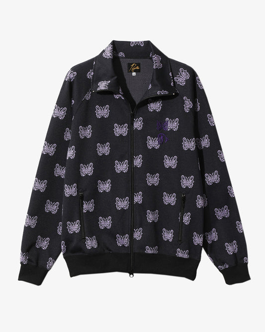 Needles x Kae Tanaka Track Jacket - Poly Jacquard Black