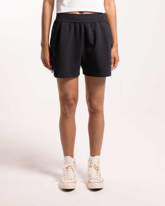 Nike  24.7 ImpossiblySoft Women's Dri-Fit Mid-Rise Loose Short Black