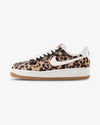 Leopard Nike Air Force 1 '07 WMNS sneaker, side view 