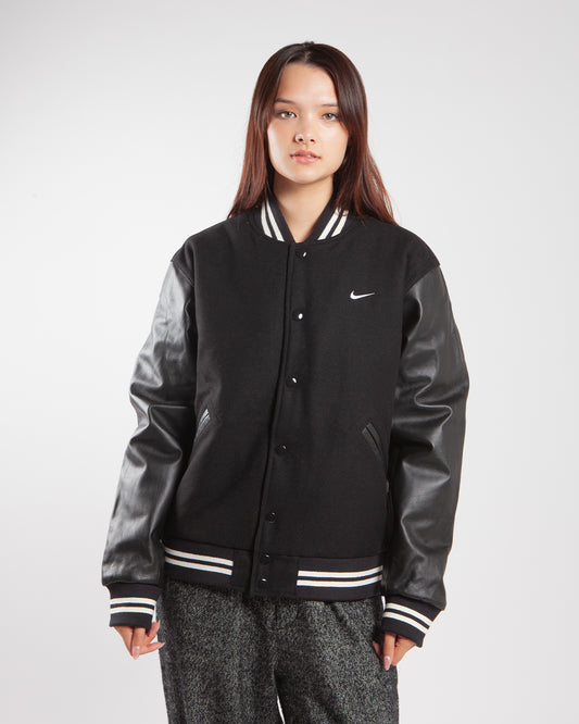 Nike Authentics Varsity Jacket Black/White
