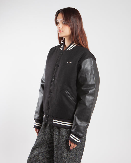 Nike Authentics Varsity Jacket Black/White