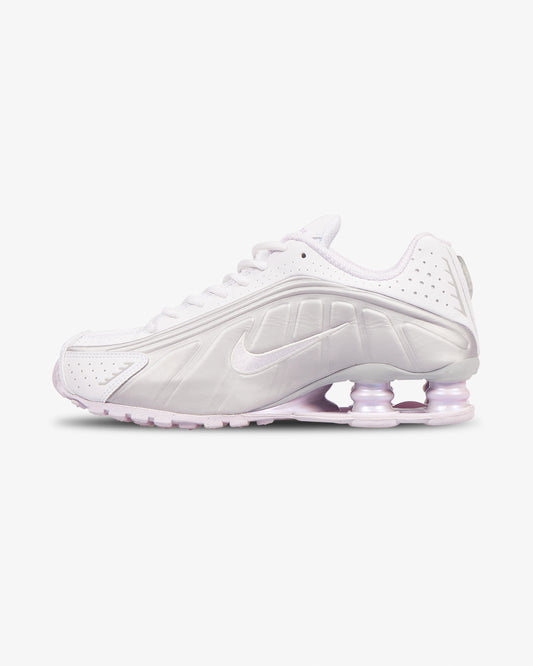 Nike Shox R4 'White/Metallic Platinum/Barely Grape'