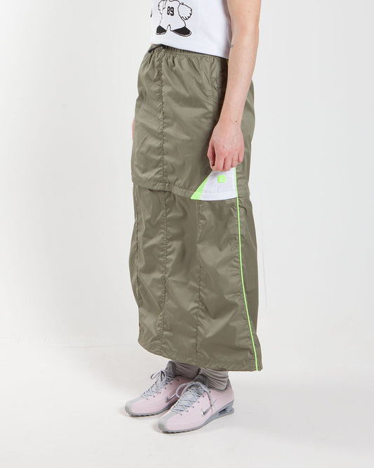 Nike Sportswear Detachable Shox Long Skirt Silver Sage/White