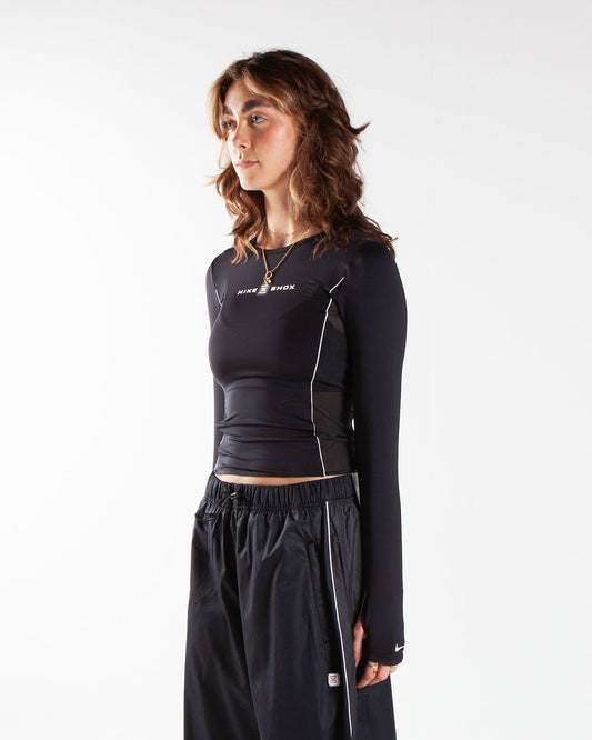 Nike Sportswear Shox Long Sleeve Top Black