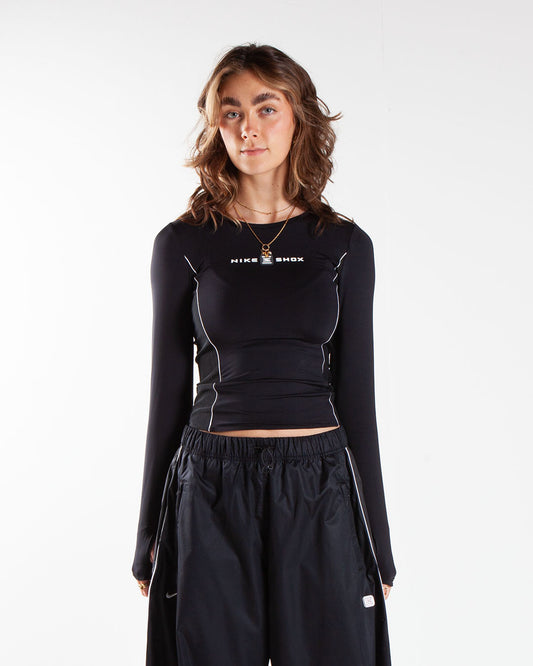 Nike Sportswear Shox Long Sleeve Top Black