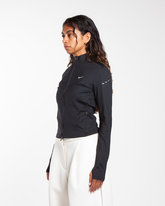 Nike Swift Dri-FIT Full Zip Mid Layer Black/Reflective Silver