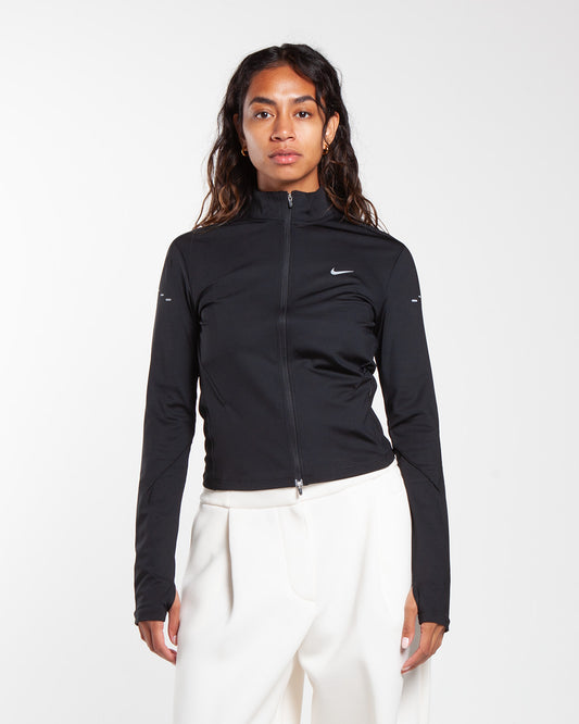 Nike Swift Dri-FIT Full Zip Mid Layer Black/Reflective Silver