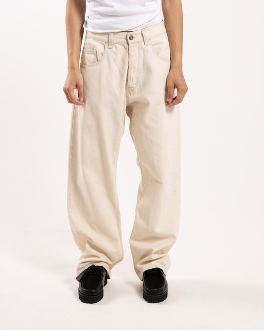 No Problemo Bleached Bagi Jeans Sand