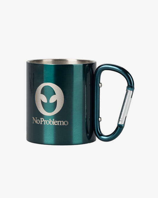 No Problemo Carabiner Mug Green