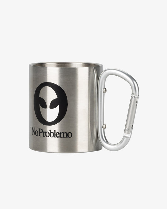 No Problemo Carabiner Mug Silver