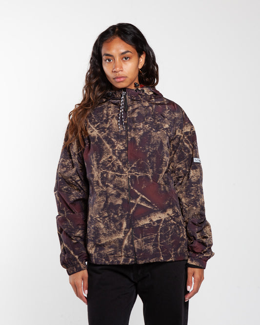 No Problemo Forest Glitch Nylon Jacket Camo