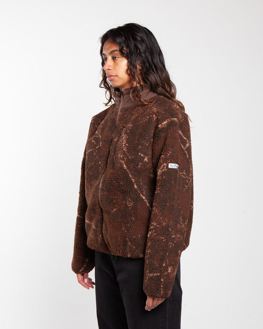 No Problemo Forest Heavy Fleece Jacket Camo