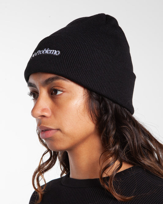 No Problemo Mini Problemo Beanie Black