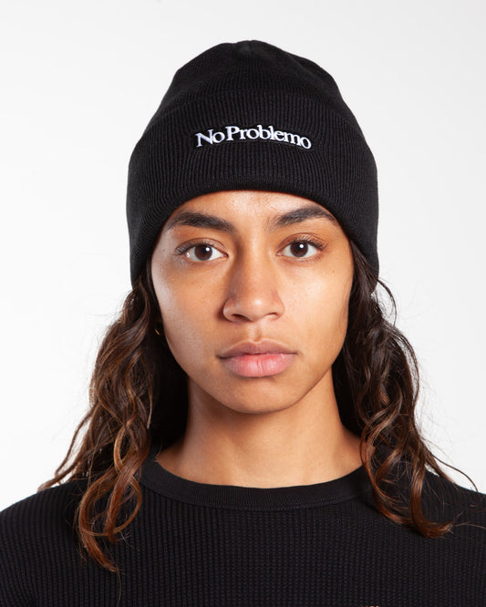 No Problemo Mini Problemo Beanie Black