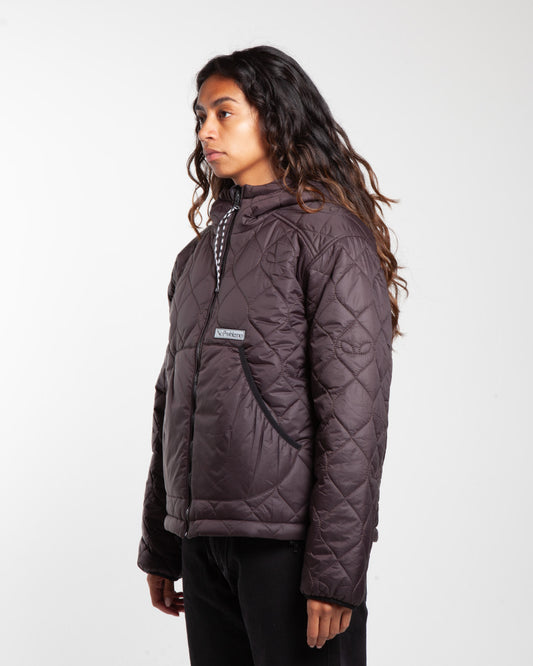 No Problemo Reversible Alien-O Puffer Jacket Black