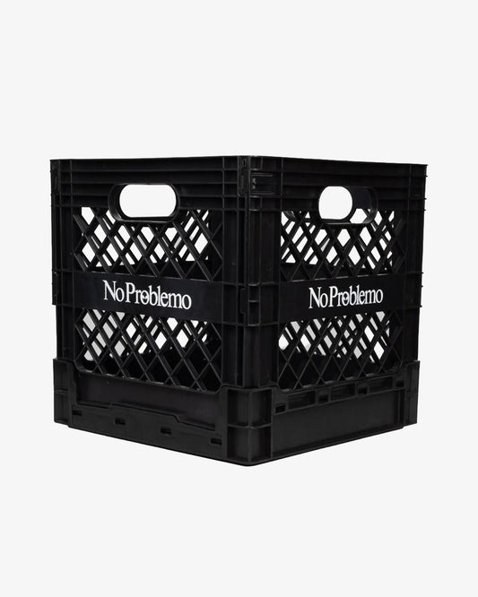 No Problemo Vinyl Crate Black