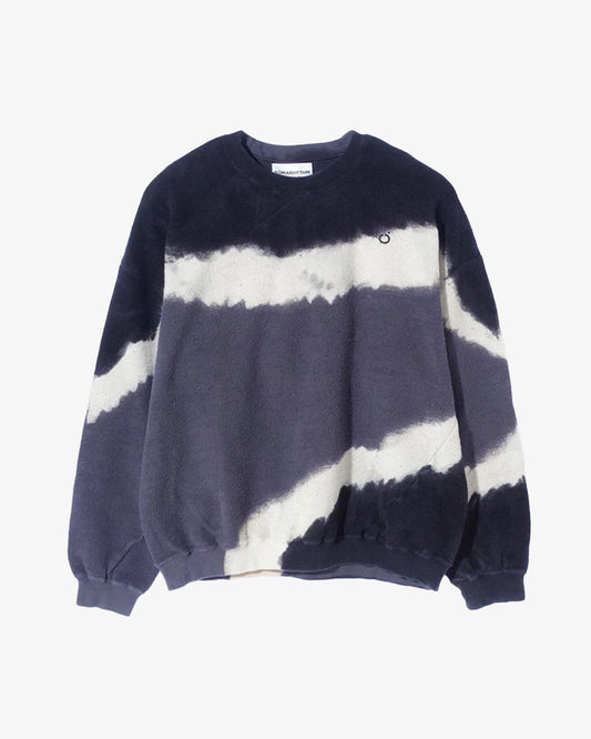 Nomarhythm Textile Hand Dye Twist Sweat Gray/Black