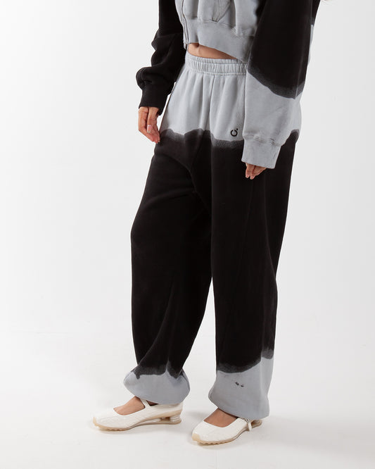 Nomarhythm Textile Hand Dye Twist Pants Gray/Black