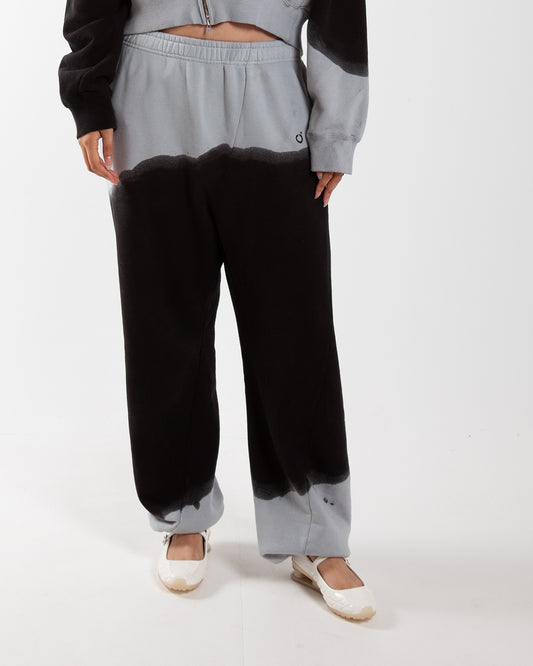 Nomarhythm Textile Hand Dye Twist Pants Gray/Black