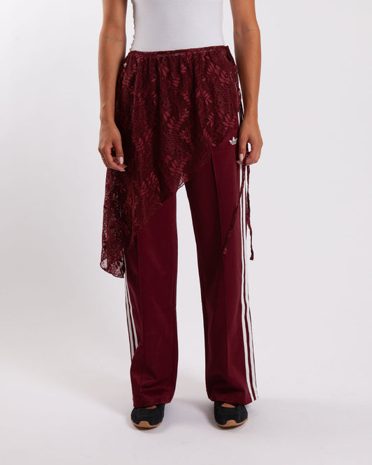 adidas 2IN1 Firebird Track Pants Lace Red