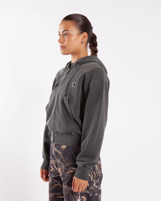 Carhartt WIP W' Hooded Nelson Jacket Black Garment Dyed