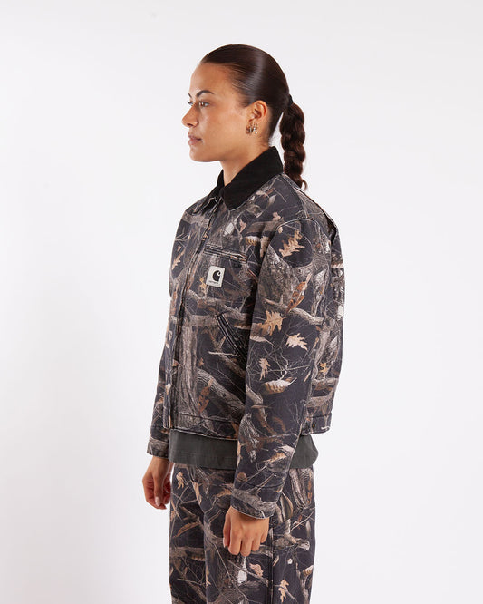 Carhartt WIP W' OG Detroit Jacket Camo Feather Tree/Black