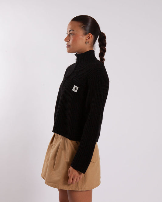 Carhartt WIP W' Detroit Half Zip Sweater Black