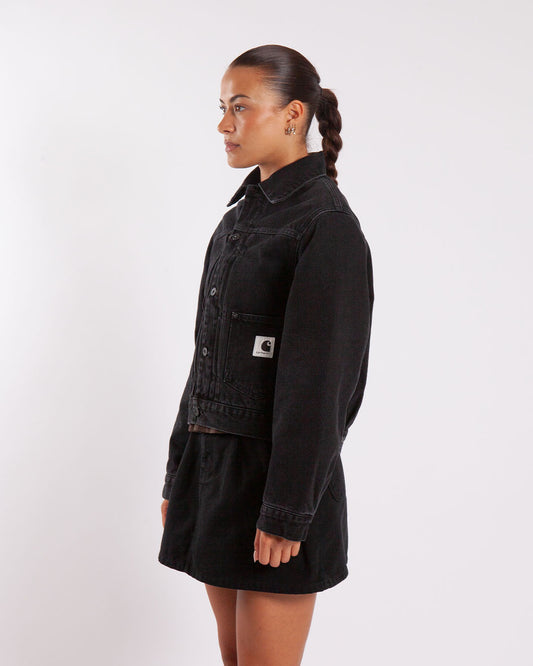 Carhartt WIP W' Belmar Jacket Black Stone Washed