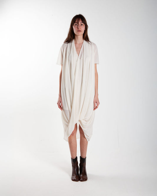 MM6 Maison Margiela Maxi Dress Cream
