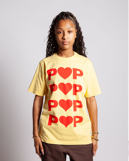 POP Trading Company Hearts T-Shirt Snapdragon