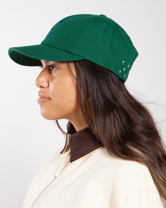 Pop Parra Sixpanel Hat Dark Green