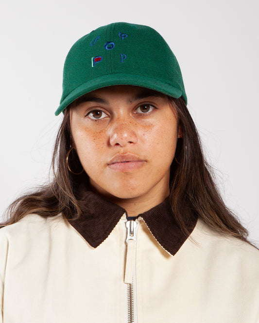 Pop Parra Sixpanel Hat Dark Green